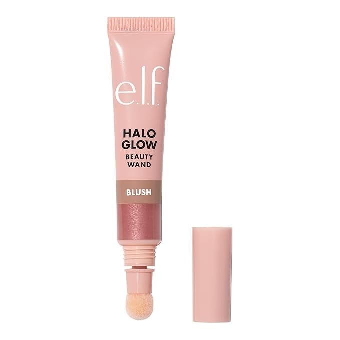 e.l.f. Halo Glow Blush Beauty Wand, Vegan & Cruelty-free Liquid Blush Wand For Radiant, Flushed Cheeks, Infused With Squalane
