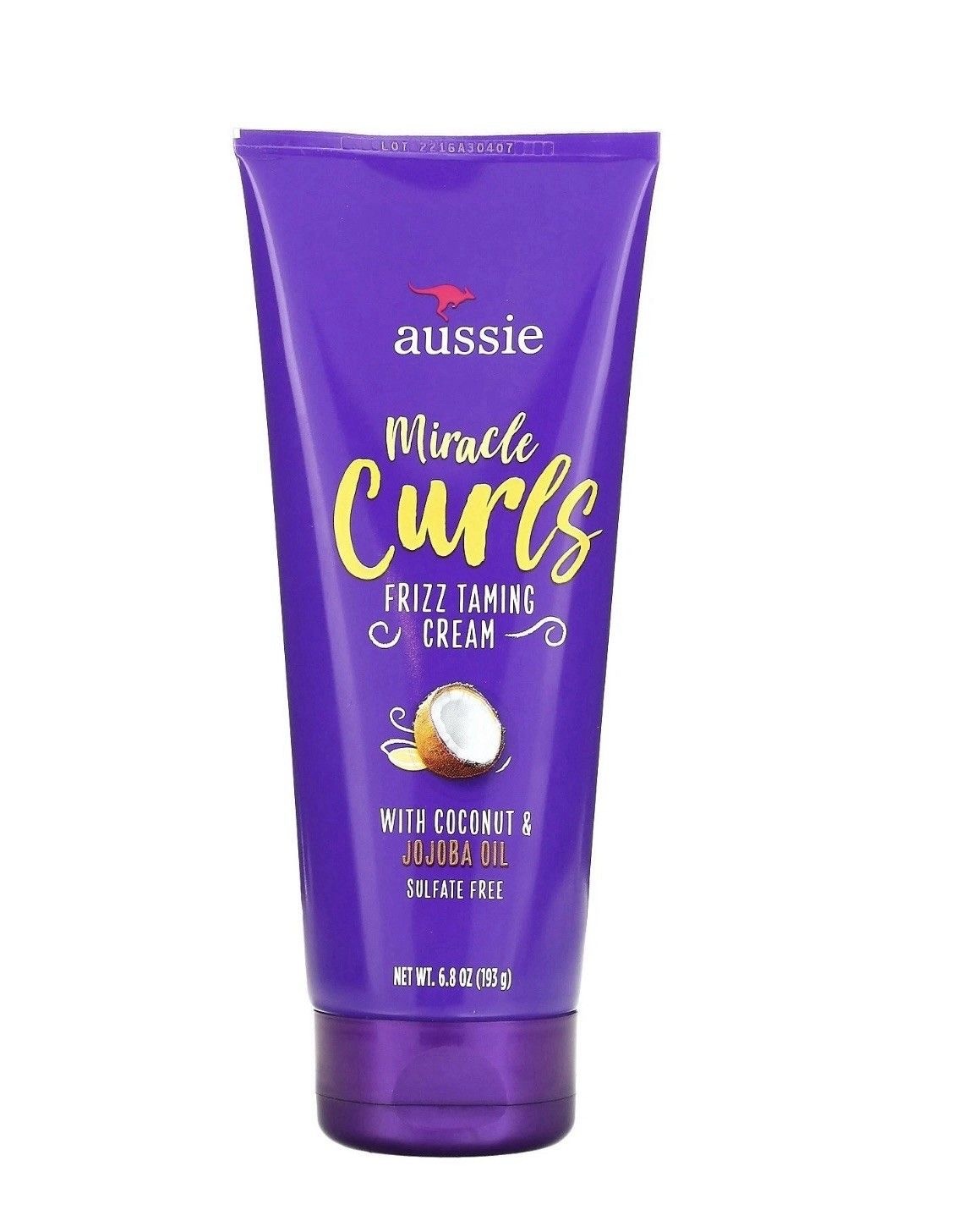 Miracle Curls, Frizz-Taming Cream with Coconut Oil, 6.8 oz (193 g)
