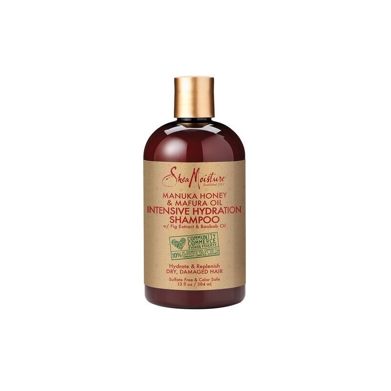 SheaMoisture Manuka Honey & Mafura Oil, Intensive Hydration Shampoo, Extra Dry, Damaged Hair,