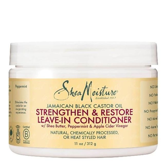 SheaMoisture Jamaican Black Castor Oil, Strengthen & Restore Leave-In Conditioner