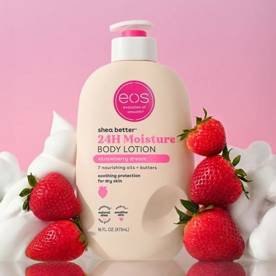 EOS Shea Better™ ', 24H Moisture Body Lotion, Strawberry Dream